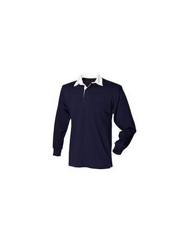 Front Row FR109 - Kinder Classic Rugby Shirt  kleuren:Navy/Navy